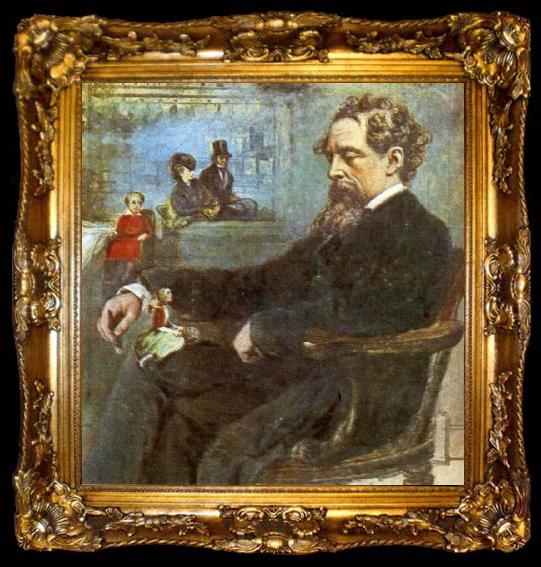 framed  unknow artist Dickens-s Dream, ta009-2